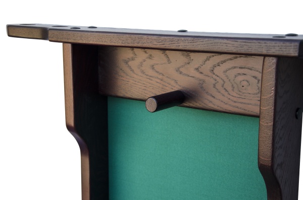 Киевница настенная универсальная из ясеня (цвет черный орех, 85 х 63 х 9 см)