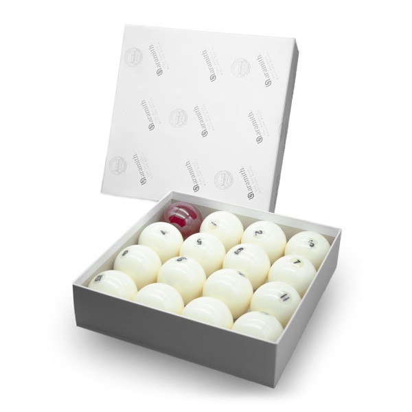 Комплект шаров 68 мм "Aramith Standard", красный биток