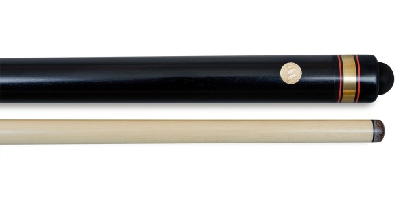 Кий для русского бильярда 2-pc "Шахматы" (черный граб, падук, термограб)