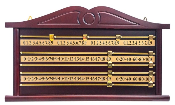 Доска счетная / снукер (махагон)