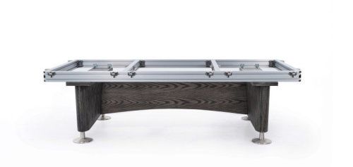 Бильярдный стол для пула "Rasson Challenger Plus" 8 ф (серый) с плитой